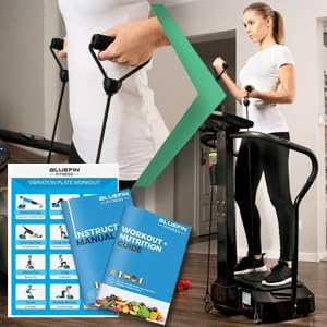 Bluefin Vibrationsplatte Pro – Leise Motoren, Lautsprecher, Schwarz