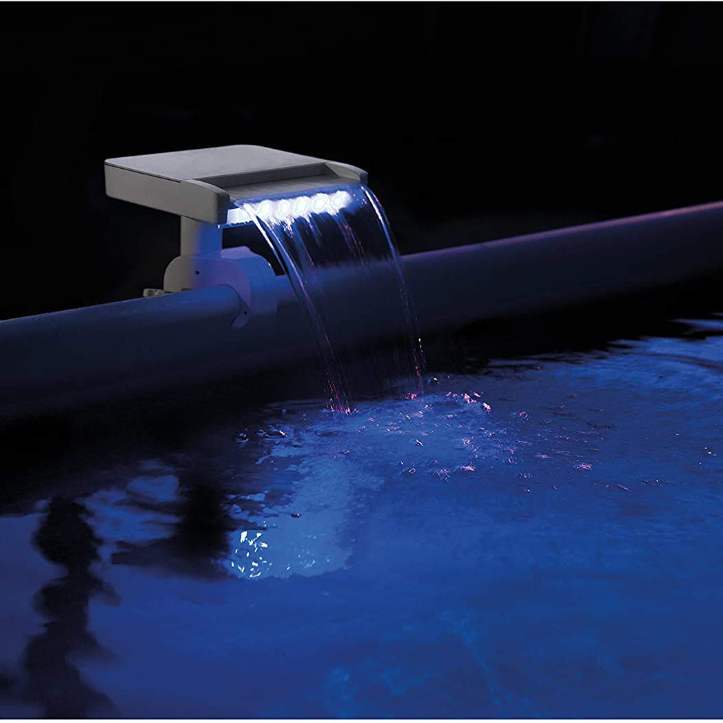 Intex Innovativer hydroelektrischer Pool-Wasserfall mit LEDs