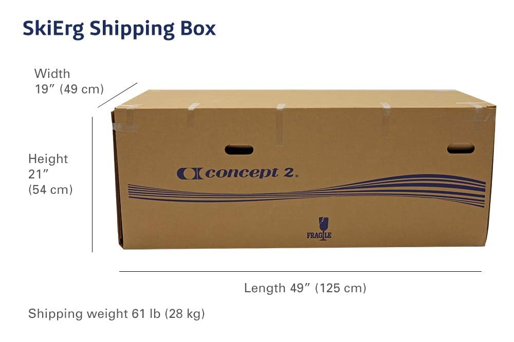 Concept2 Skilanglauftrainer 2715 – Schwarz, Profi Fitnessgerät