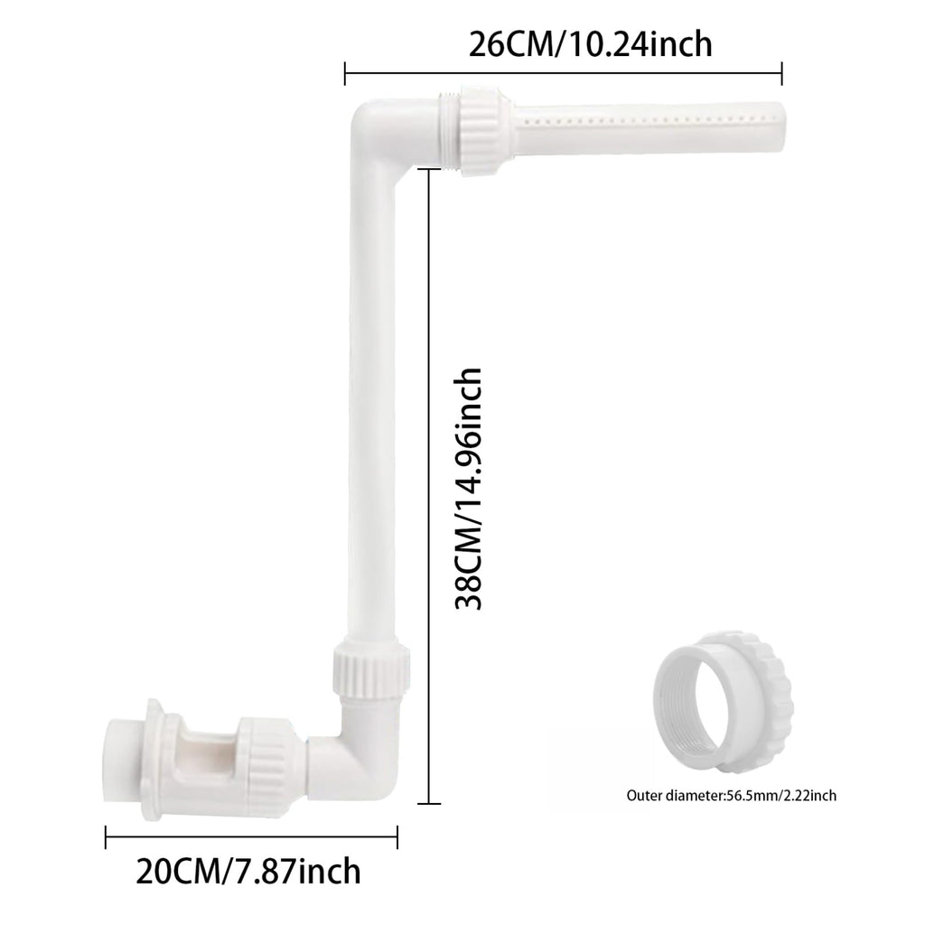 Hilai Teichbrunnen: Pool-Wasserfall und Sprinkler für entspannende Kühlung