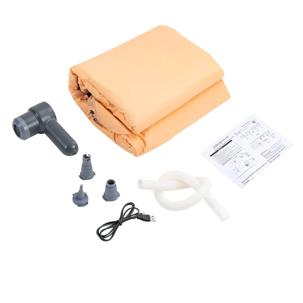 Aufblasbare tragbare Badewanne mit Luftpumpe