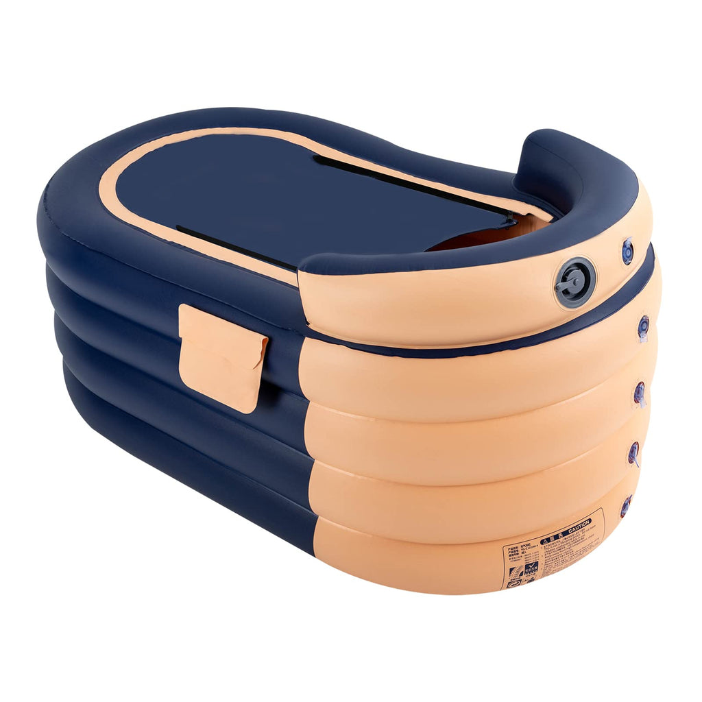 Aufblasbare tragbare Badewanne mit Luftpumpe