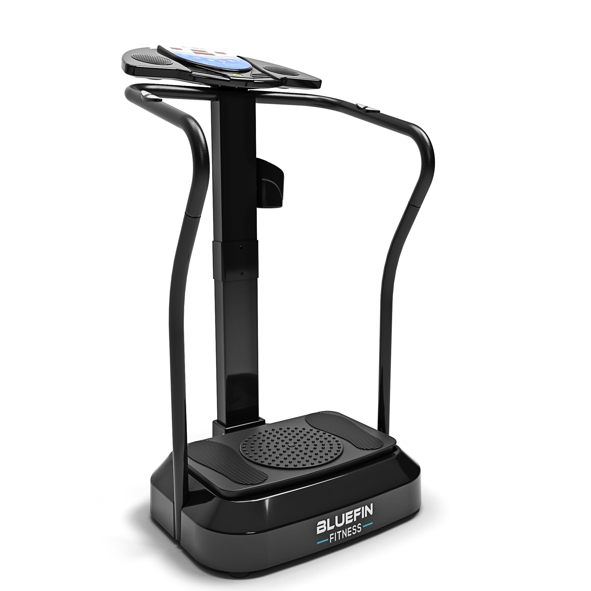 Bluefin Vibrationsplatte Pro – Leise Motoren, Lautsprecher, Schwarz