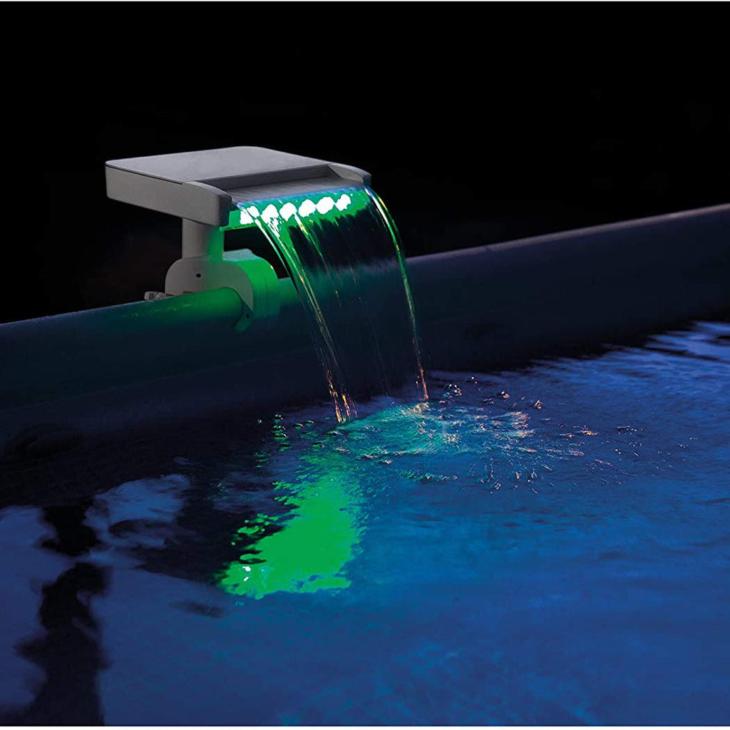 Intex Innovativer hydroelektrischer Pool-Wasserfall mit LEDs