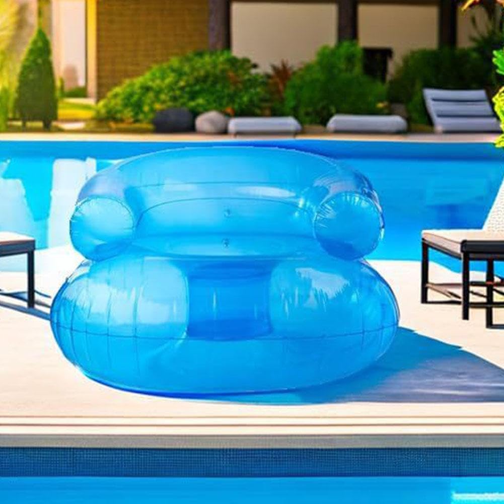 Aufblasbarer transparenter Stuhl