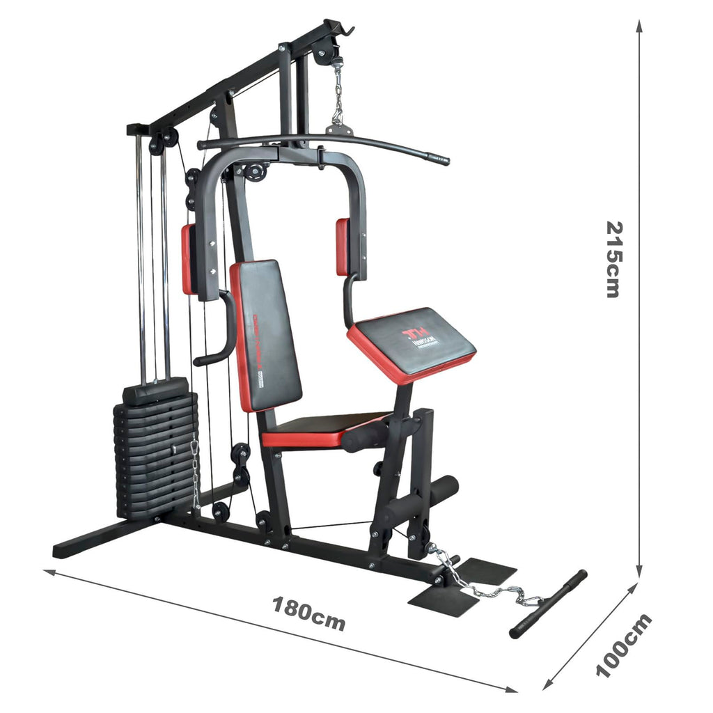 Hansson Sports Kraftstation – Multistation Home Gym mit 65 kg Gewichten