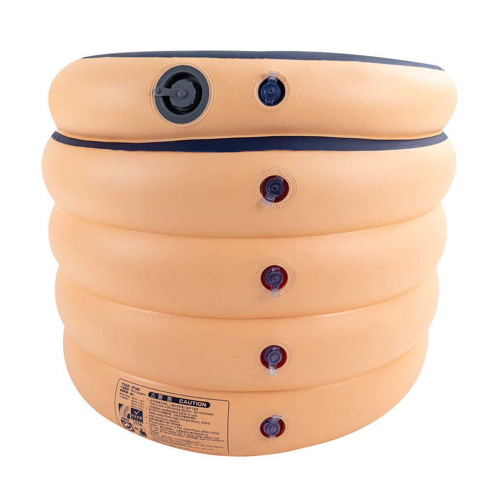 Aufblasbare tragbare Badewanne mit Luftpumpe