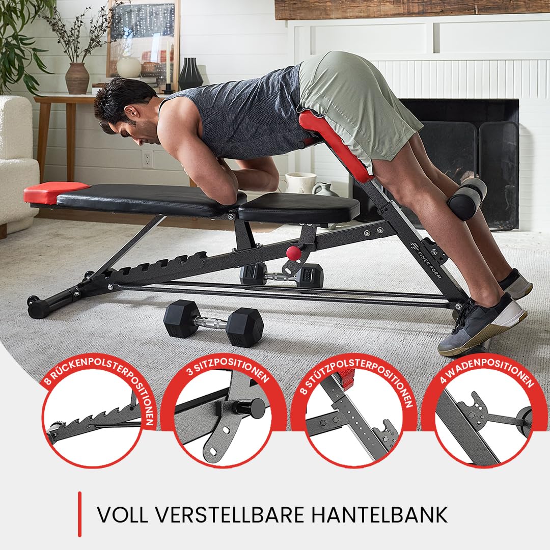 Finer Form FID Hantelbank – Multifunktional für Ganzkörpertraining