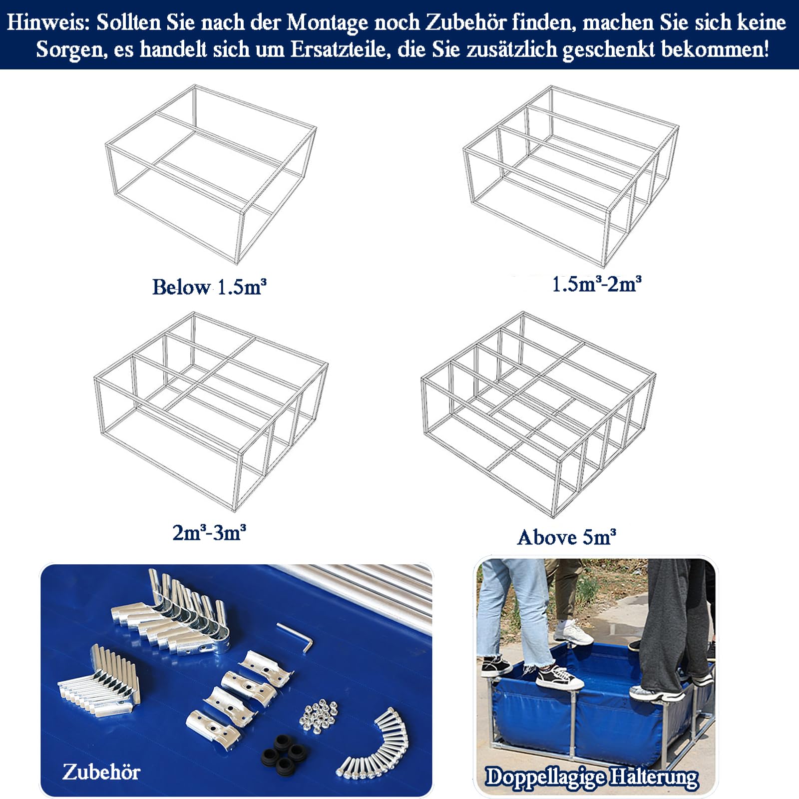 Pounjsd Stahlrahmenpool