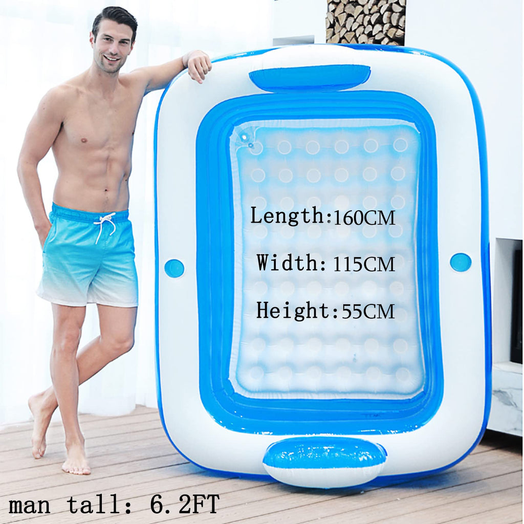 Aufblasbare Badewanne: Verdickte Strand- und Doppelbadewanne