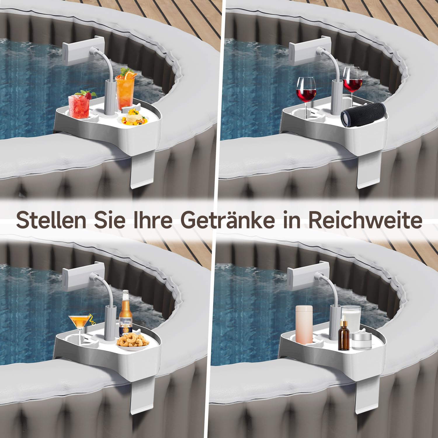 ECO POOLTECH 3-in-1 Whirlpool-Tablett