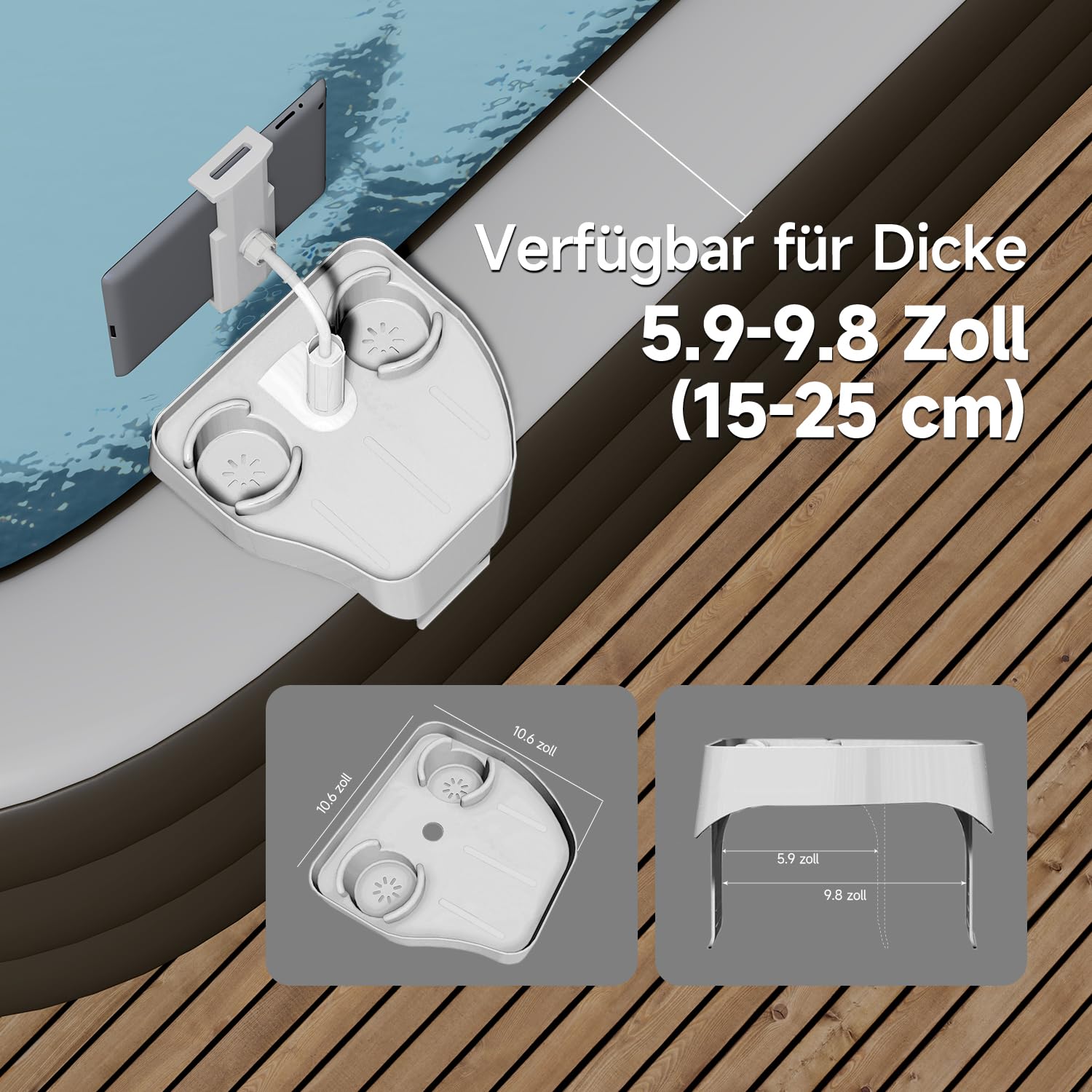 ECO POOLTECH 3-in-1 Whirlpool-Tablett