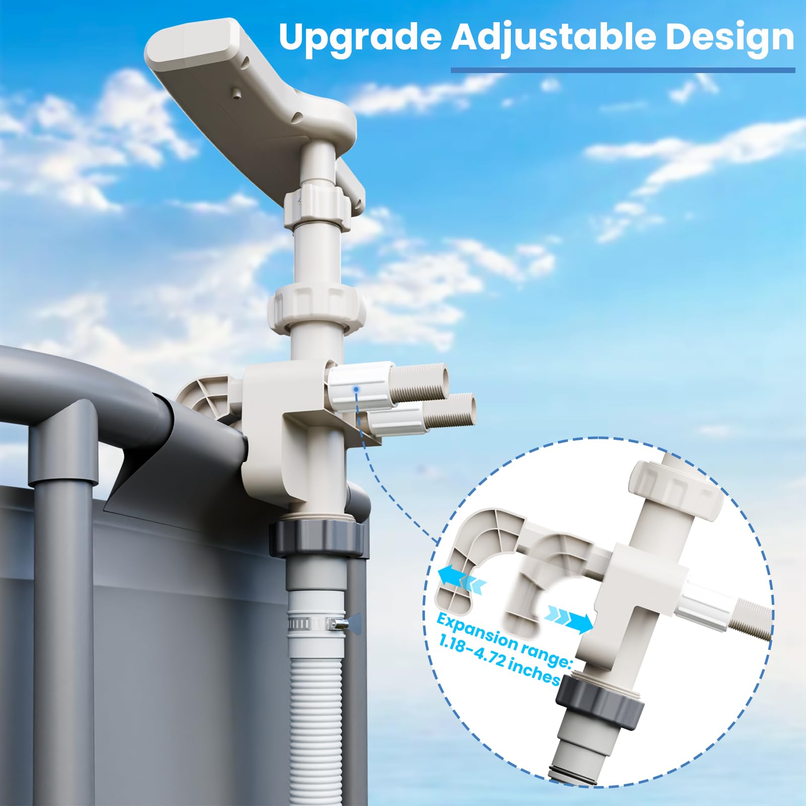 Pool-Springbrunnen für oberirdische Pools