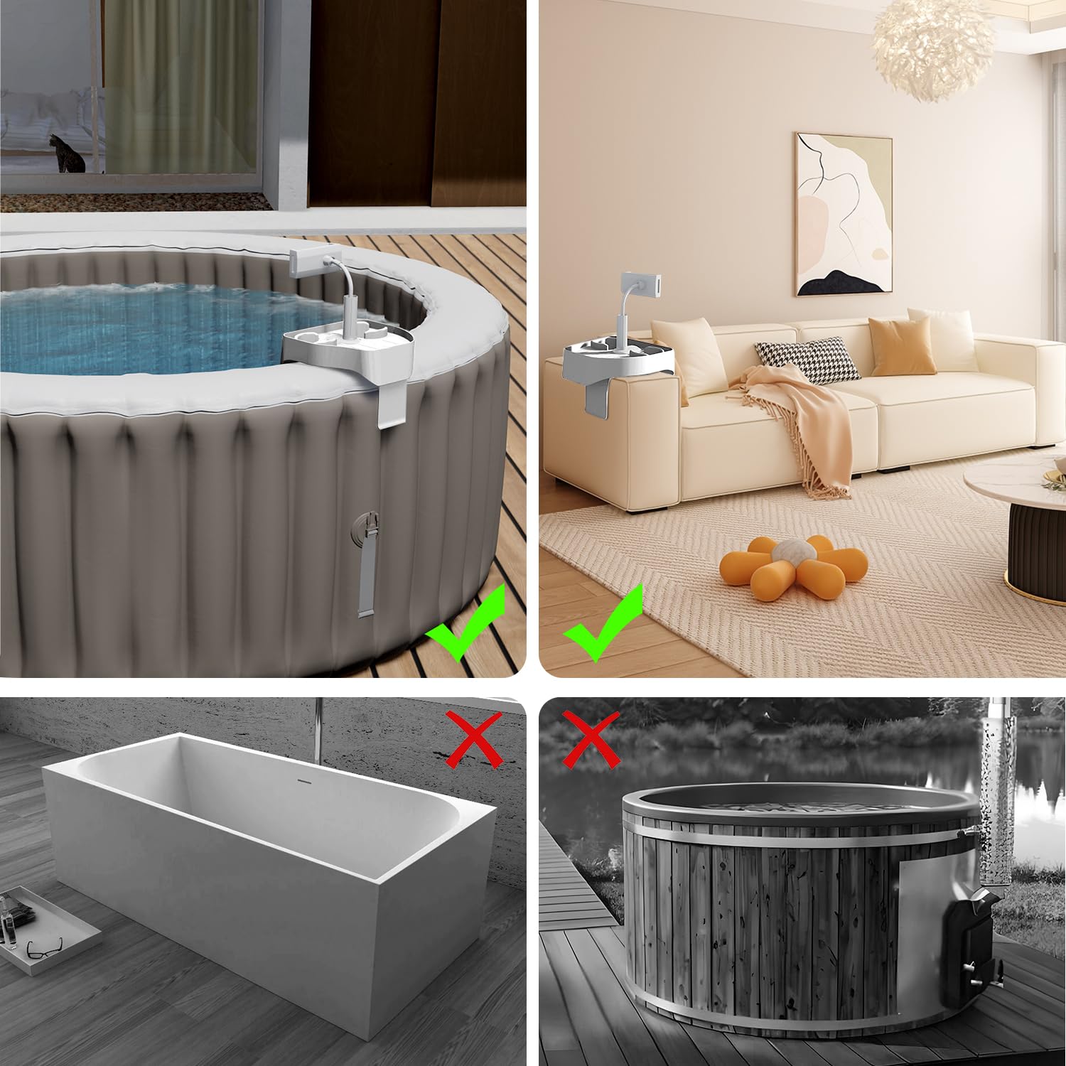 ECO POOLTECH 3-in-1 Whirlpool-Tablett