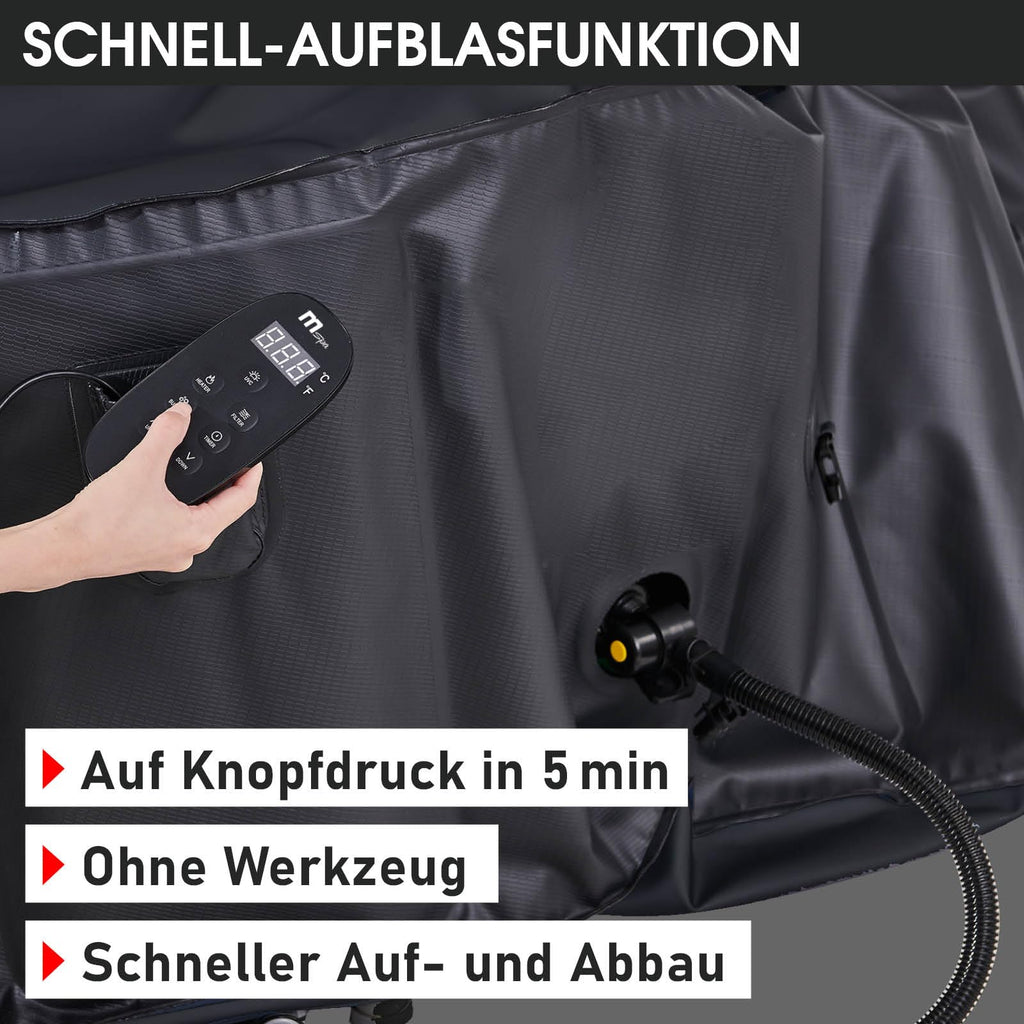 BRAST® aufblasbarer Whirlpool MSpa für 4-8 Personen