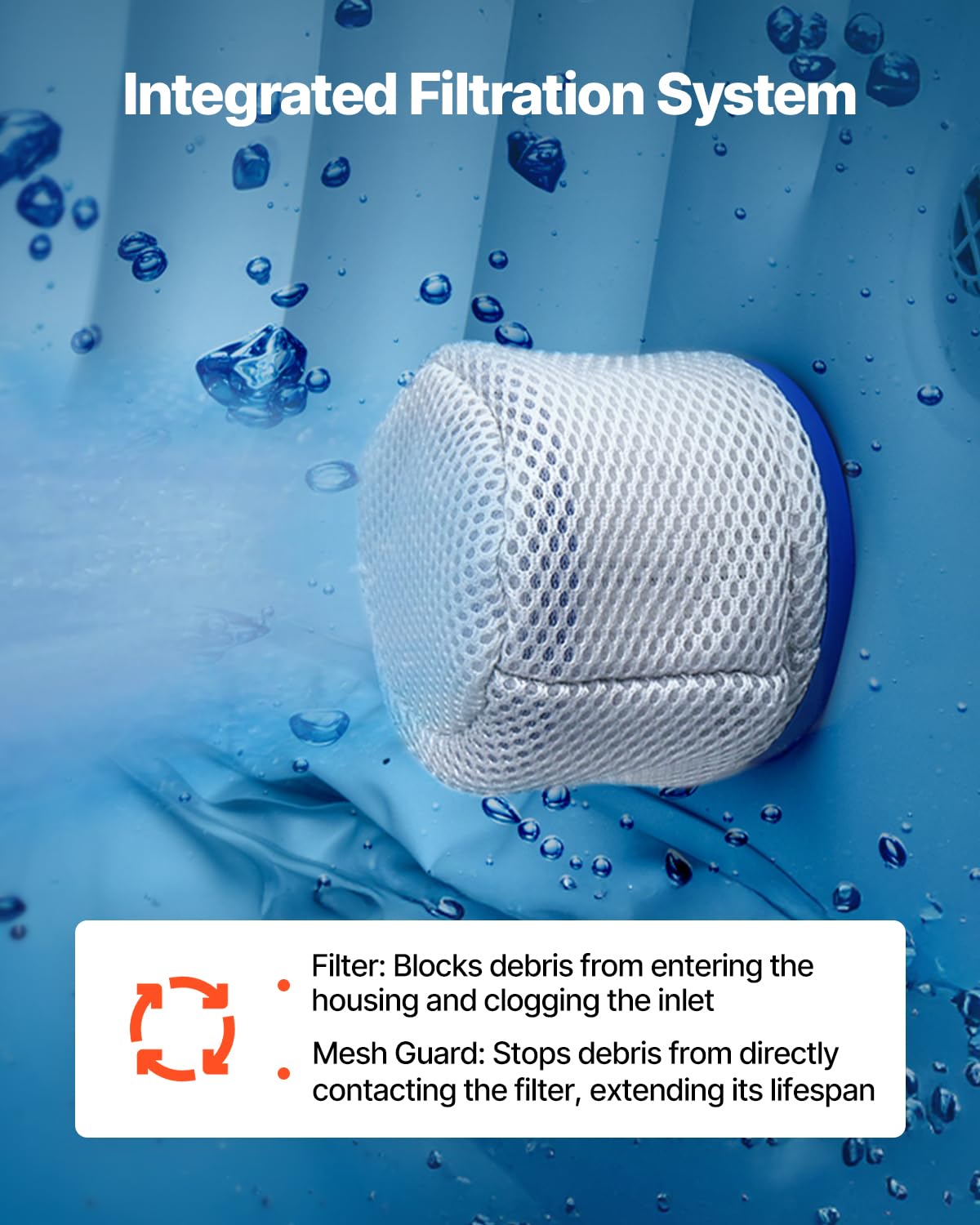 VEVOR aufblasbare Badewanne für 6-8 Personen