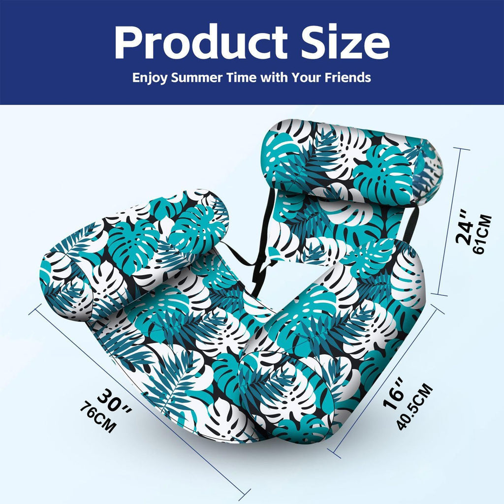 Aufblasbarer Pool-Loungesessel: Stilvolle Schwimmplattform für Entspannung im Freien