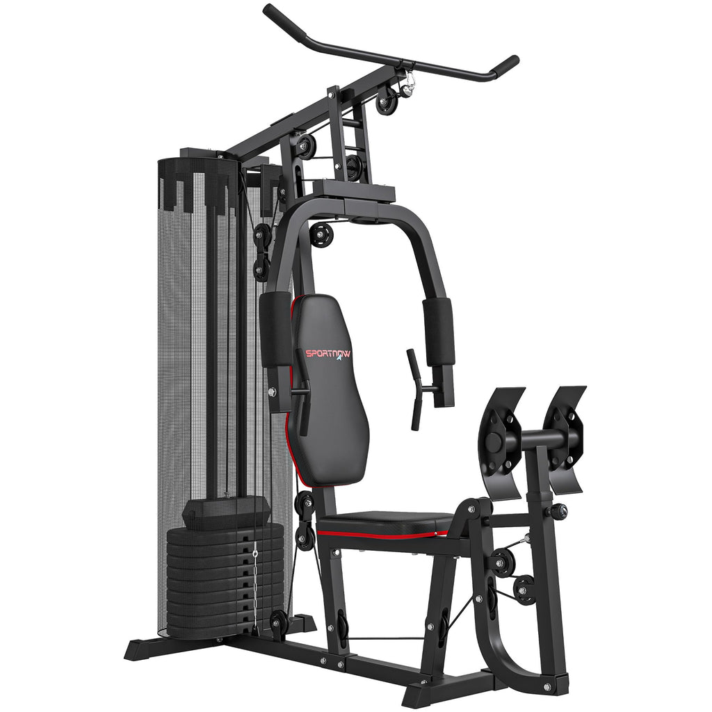SPORTNOW Kraftstation – Multifunktionale Fitnessstation 45 kg