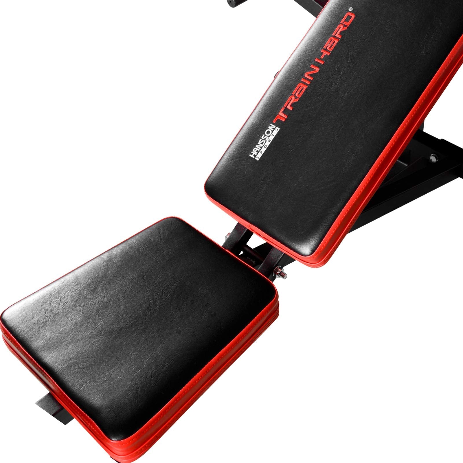 TrainHard Kraftstation – Hantelbank mit Langhantel & 25 kg Set