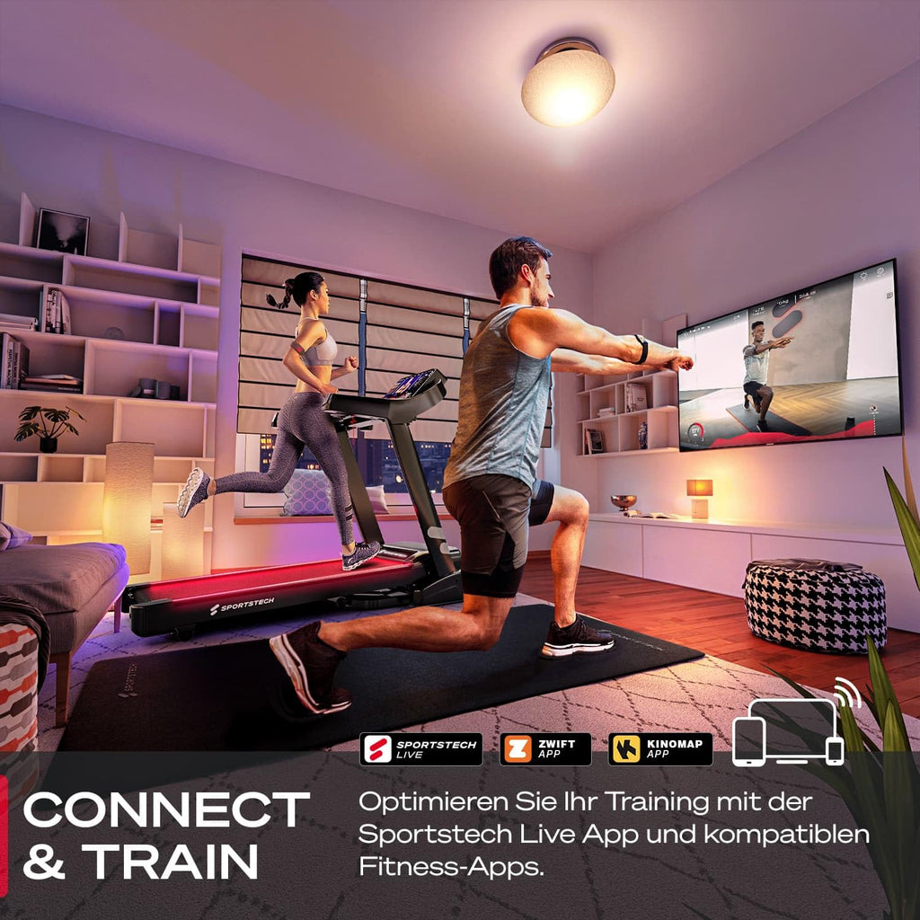 Sportstech F37s Laufband klappbar – 20 km/h, 7 PS, TÜV