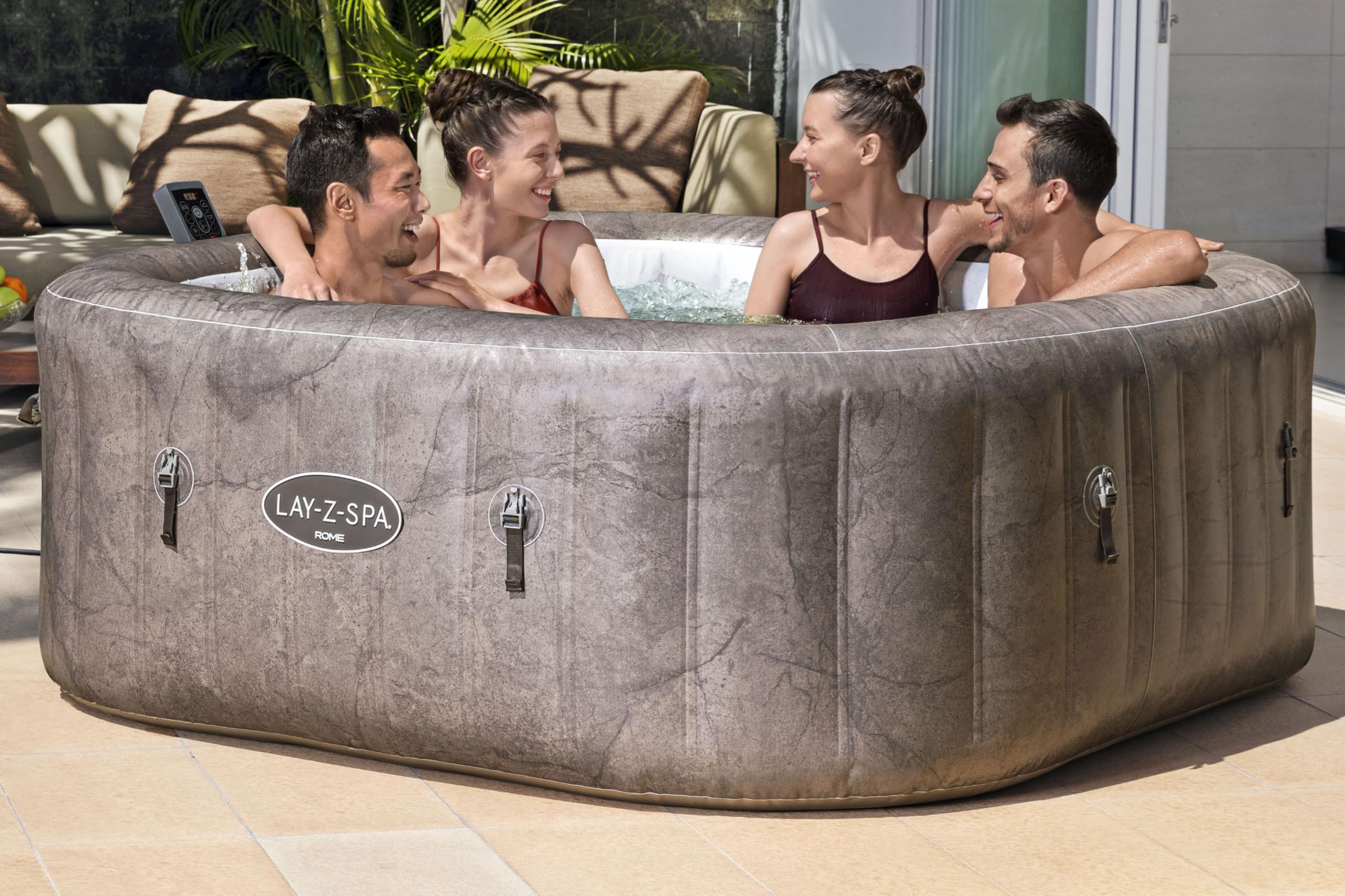 Bestway® Lay-Z-SPA® Rome AirJet™ Whirlpool mit App-Steuerung