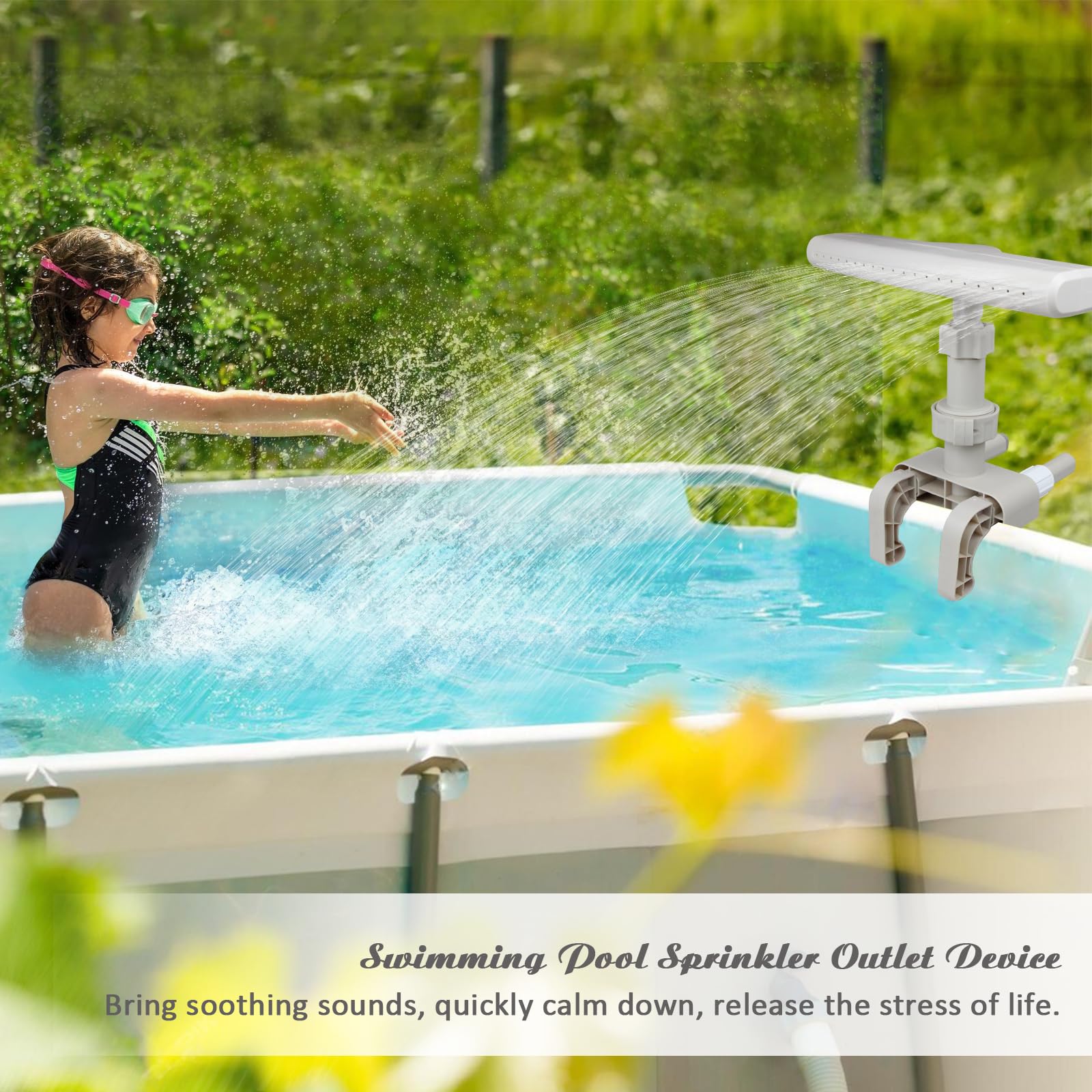 Pool-Springbrunnen-Aufsatz