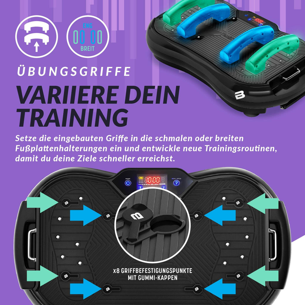 Bluefin Ultra Slim Plus Vibrationsplatte – Kompaktes Fitnessgerät