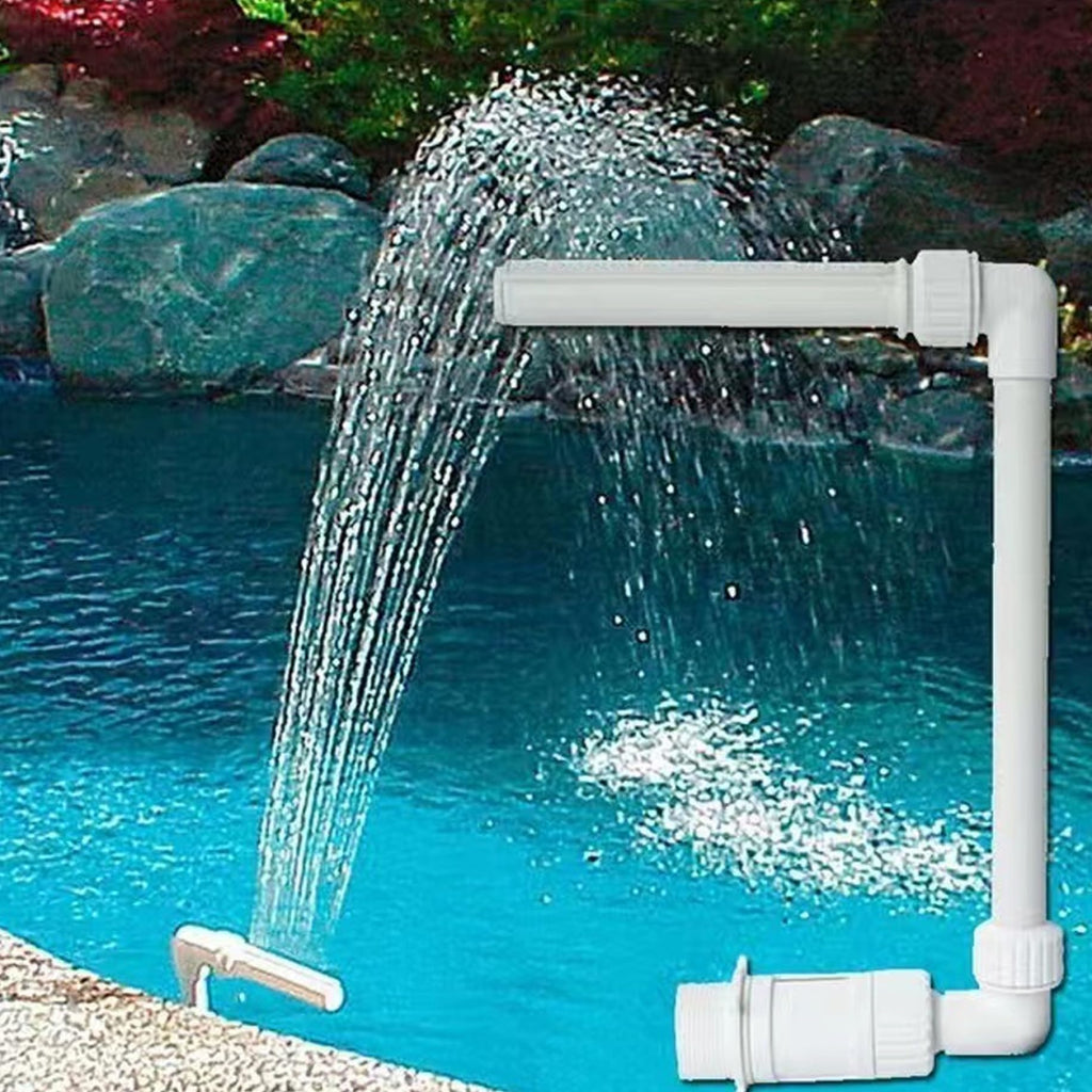 Hilai Teichbrunnen: Pool-Wasserfall und Sprinkler für entspannende Kühlung