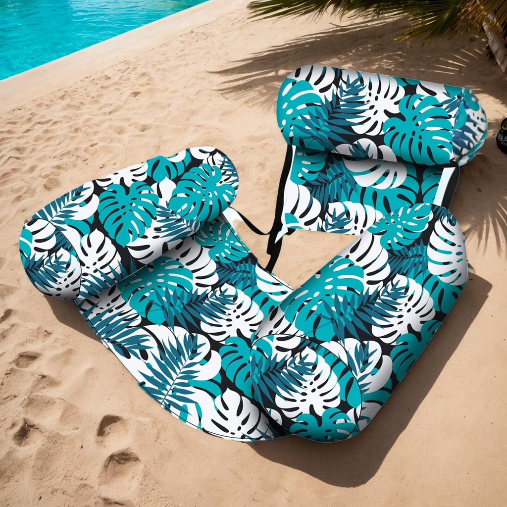 Aufblasbarer Pool-Loungesessel: Stilvolle Schwimmplattform für Entspannung im Freien