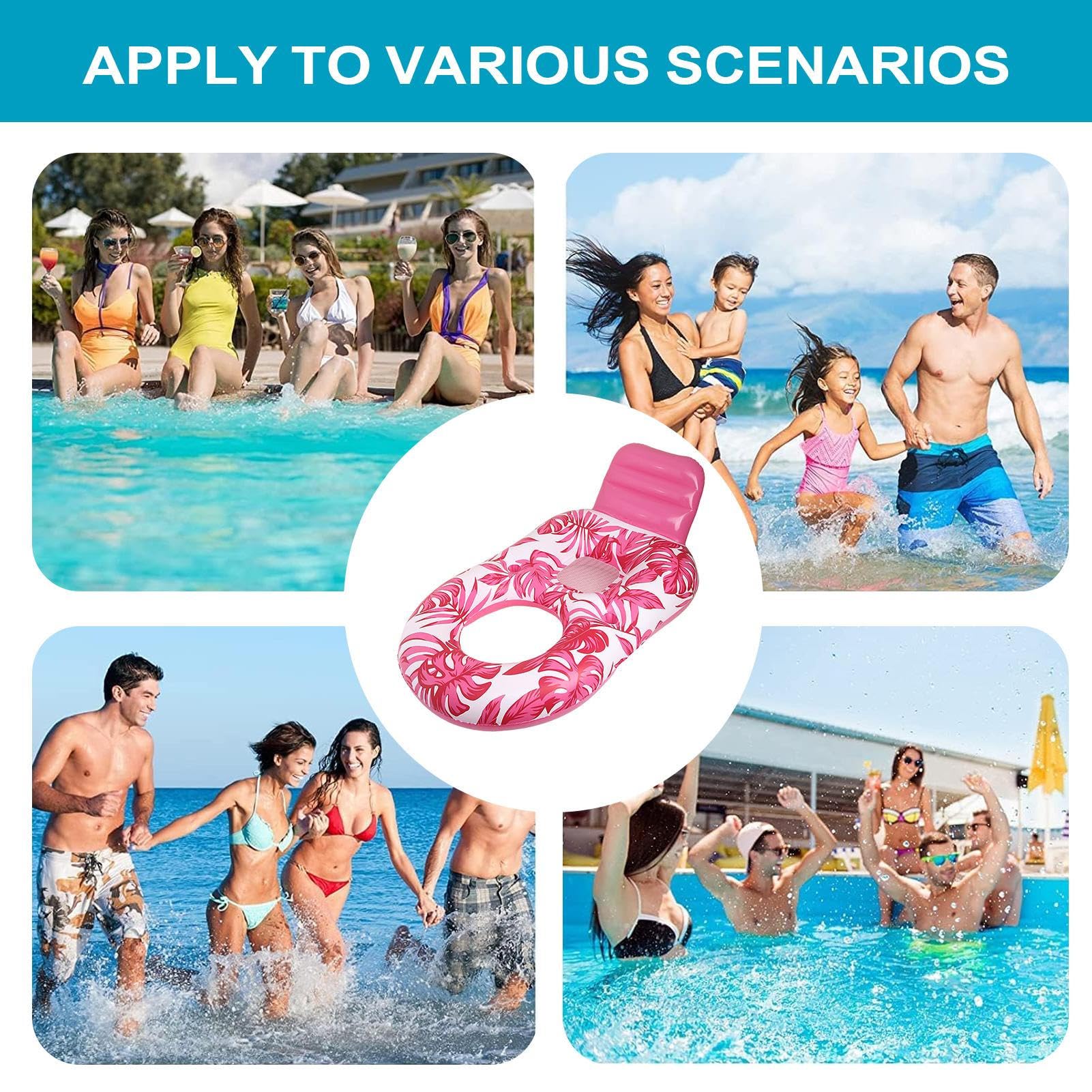 Pool Float Lounger: Aufblasbare Poolliege für Erwachsene