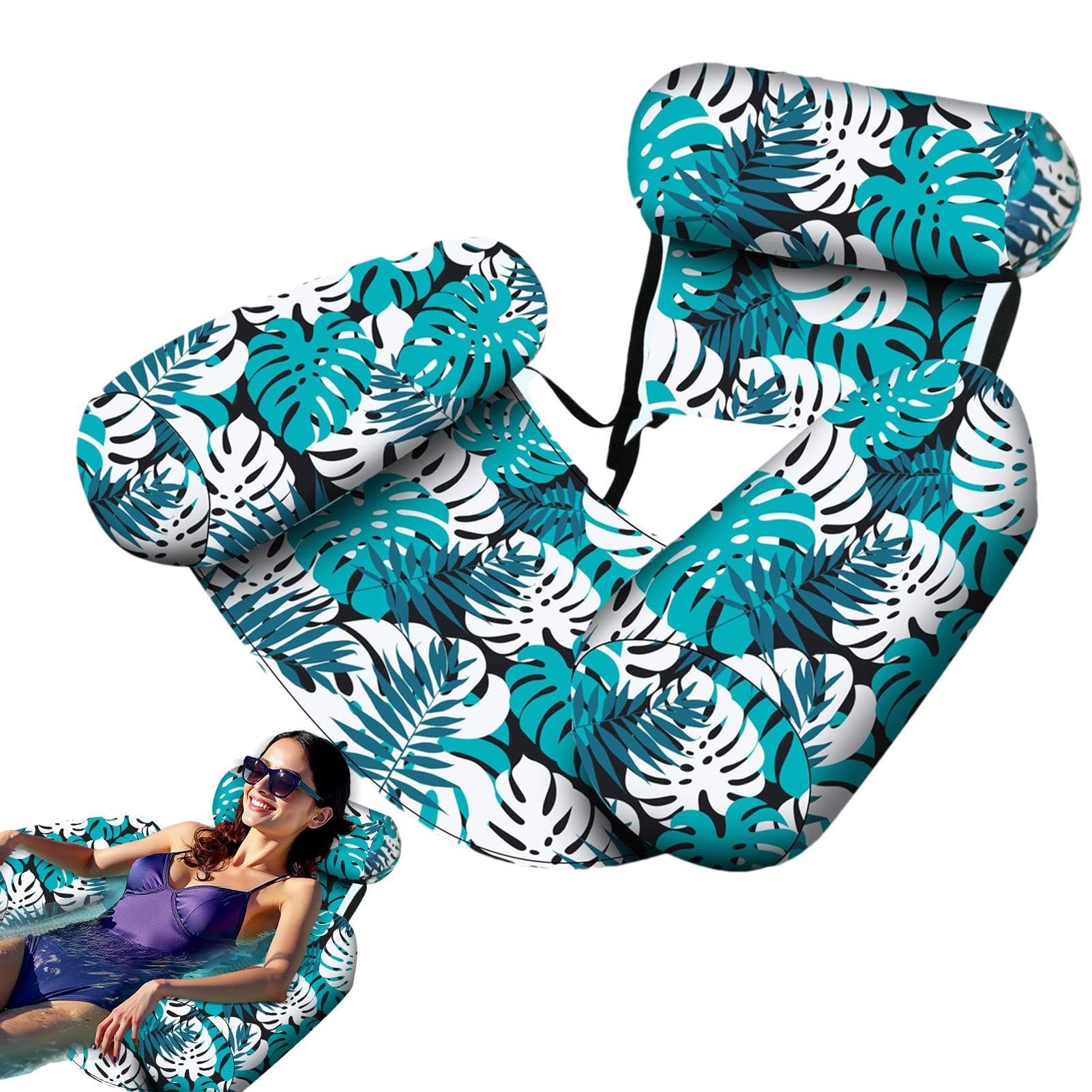 Aufblasbarer Pool-Loungesessel: Stilvolle Schwimmplattform für Entspannung im Freien