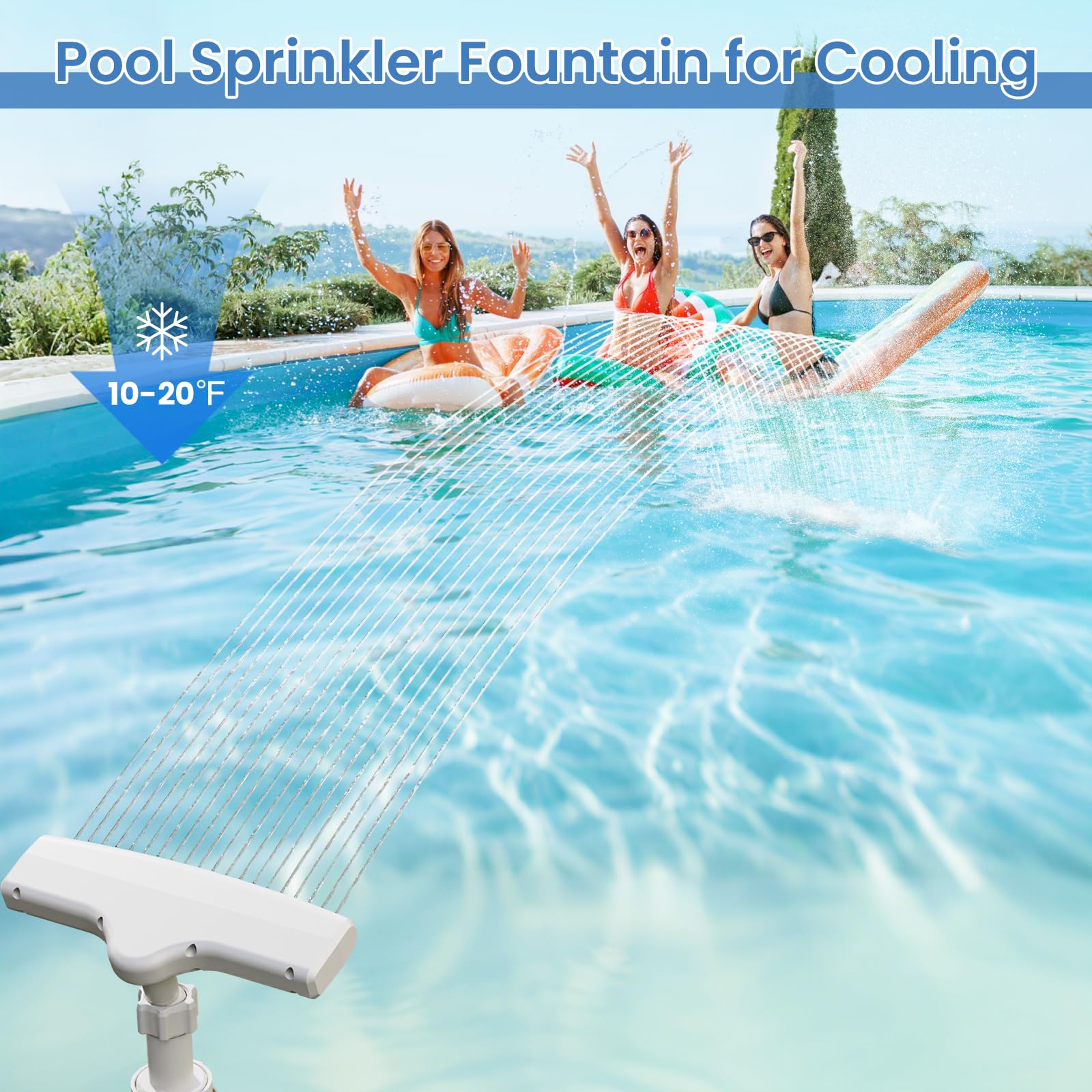 Pool-Springbrunnen für oberirdische Pools