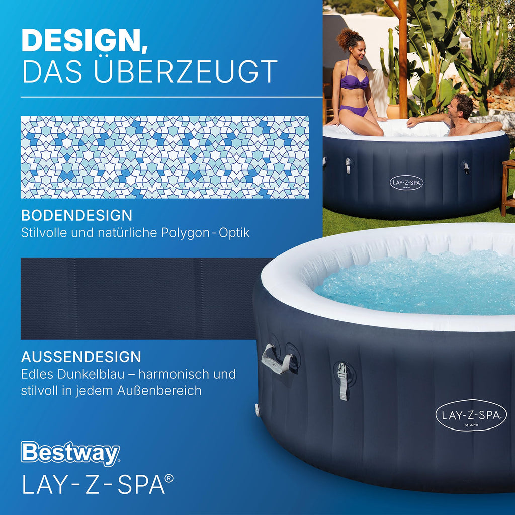 Bestway Lay-Z-Spa Miami AirJet – Energiespar-Whirlpool