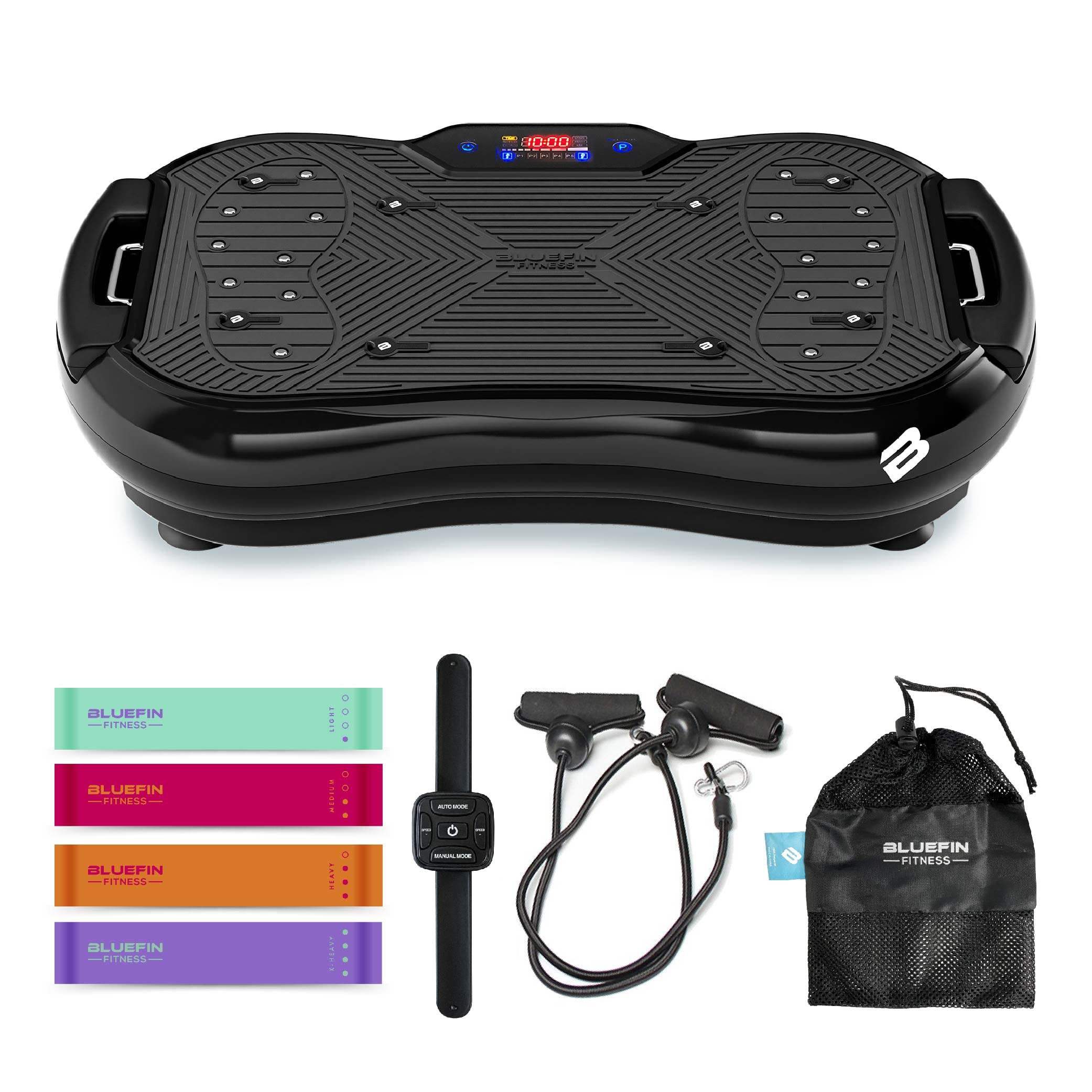 Bluefin Ultra Slim Plus Vibrationsplatte – Kompaktes Fitnessgerät
