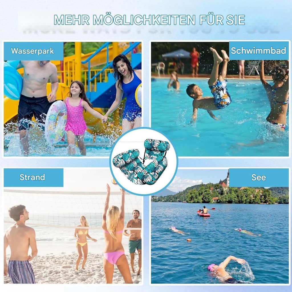 Aufblasbarer Pool-Loungesessel: Stilvolle Schwimmplattform für Entspannung im Freien