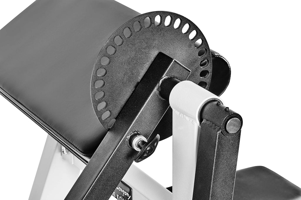 Bad Company Bizeps/Trizeps Curl Maschine – Hantelablage bis 80 kg